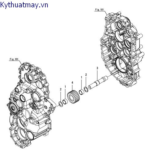 Trục truyền động quay số 5